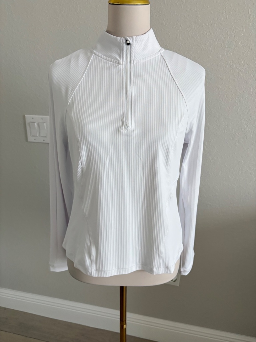 NWT Spyder Half Zip Top